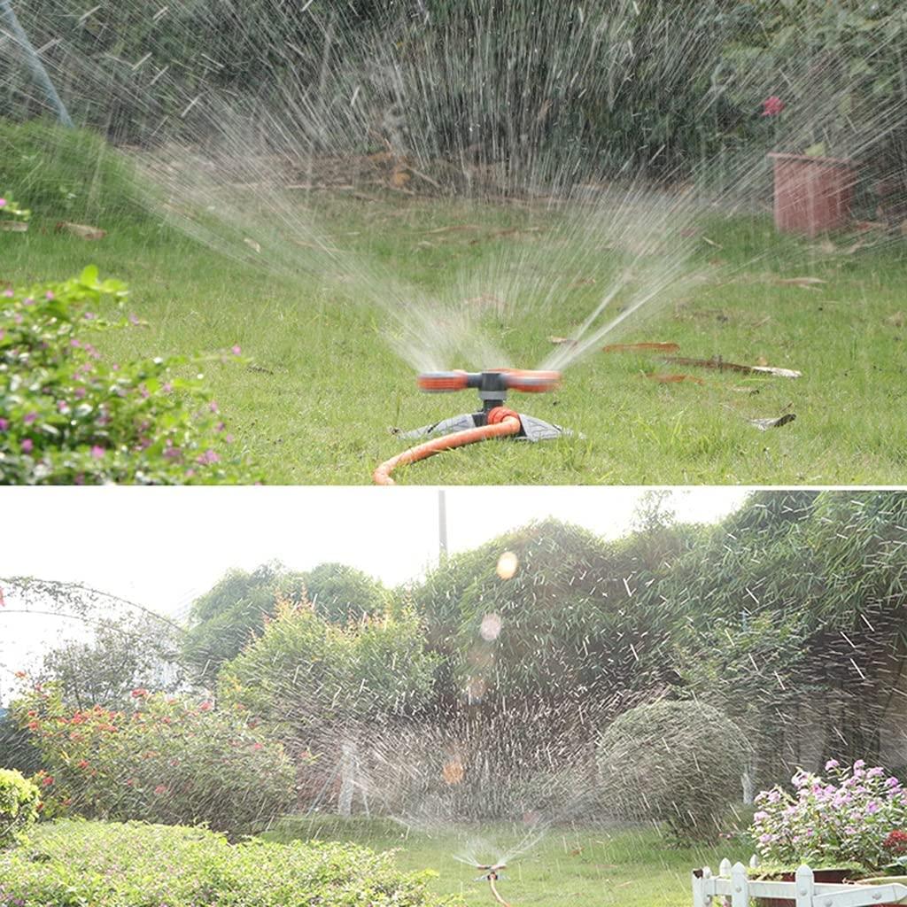 BBGS 360 Degree Rotating Watering Sprinkler, Automatic Water Sprinkler 3- Arm Sprinkler System, Apply to Lawn, Garden, Plant Irrigation (Size : 30m)