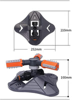 BBGS 360 Degree Rotating Watering Sprinkler, Automatic Water Sprinkler 3- Arm Sprinkler System, Apply to Lawn, Garden, Plant Irrigation (Size : 30m)