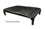 Kuranda Dog Bed - Chewproof - All Anodized Aluminum (Midnight Black) - Indoor/Outdoor- Elevated - Easy to Clean - Water Proof Fabric Coating - Ballistic Nylon Fabric
