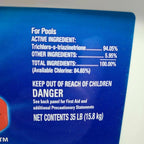 clorox xtra blue chlorine tablets 35 lb bucket xtrablue 3" tabs