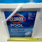 clorox xtra blue chlorine tablets 35 lb bucket xtrablue 3" tabs