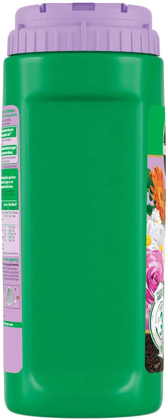 miracle-gro shake 'n feed rose &amp; bloom plant food, plant fertilizer, 4.5 lbs. (6-pack)