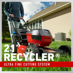 60V MAX* 21 in. RecyclerPush Lawn Mower - Battery/Charger Not Included