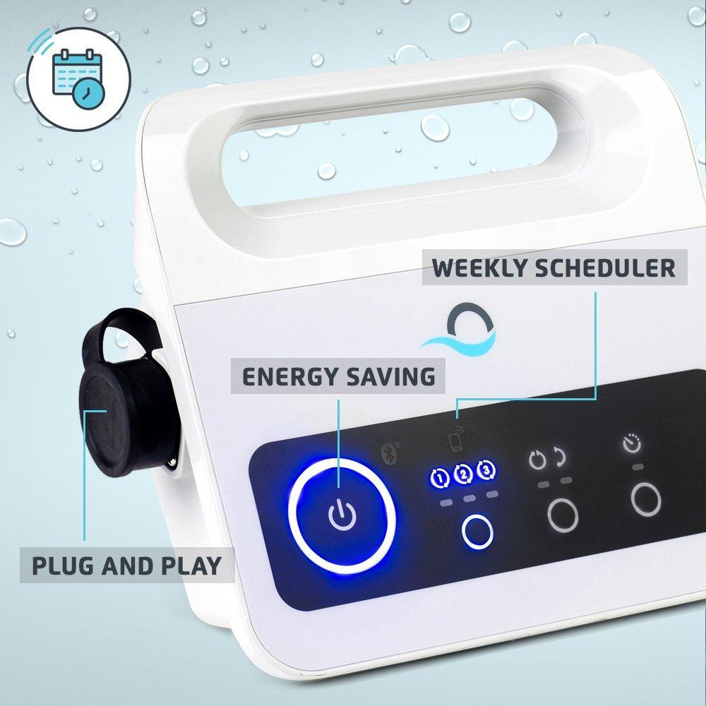 dolphin e10 robotic automatic pool cleaner for above ground pools 99996133-usf