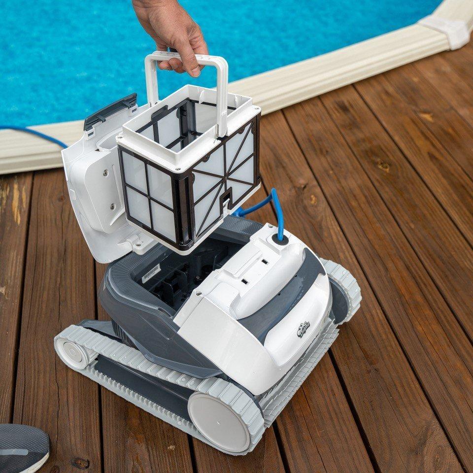 dolphin e10 robotic automatic pool cleaner for above ground pools 99996133-usf