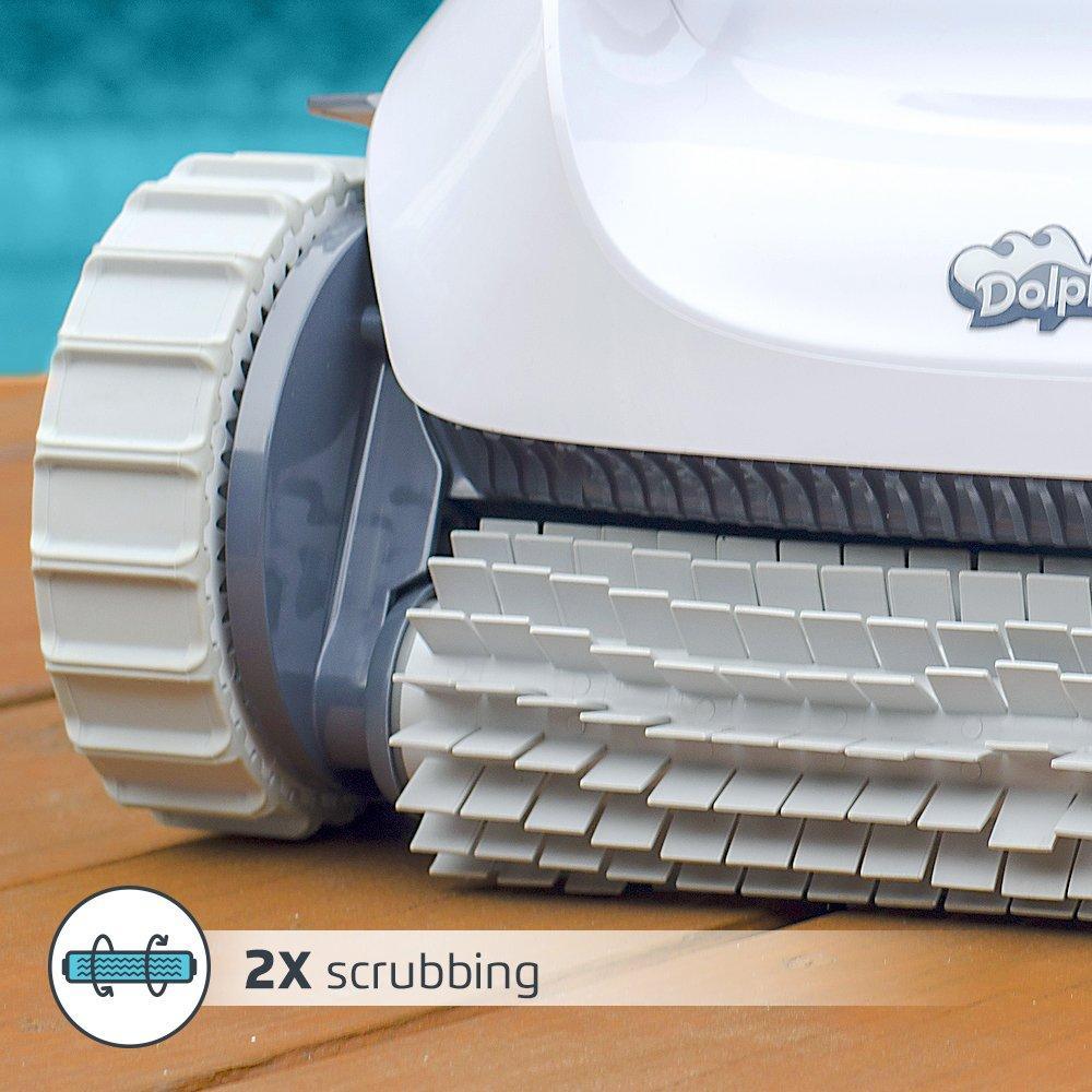 dolphin e10 robotic automatic pool cleaner for above ground pools 99996133-usf