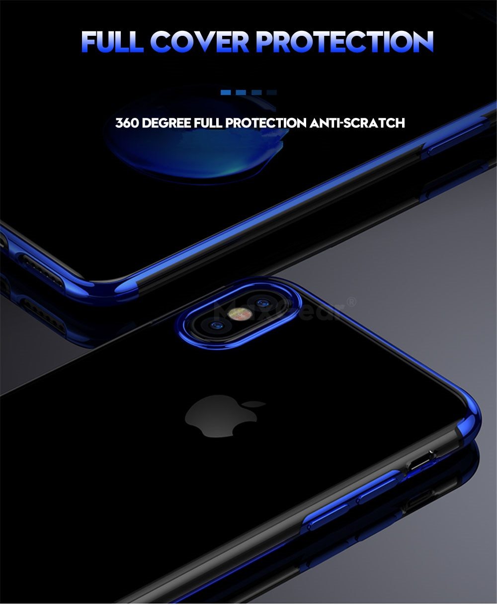 Luxury Silicone Soft Back Phone Cases for iphone
