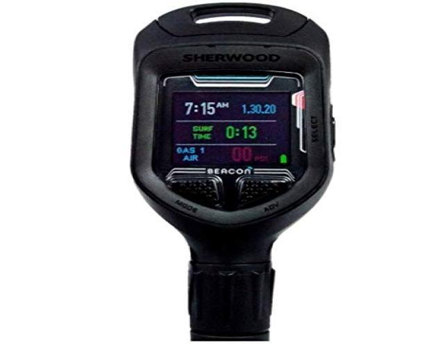 Sherwood Scuba TFT Color Screen Air Integrated Dive Computer, with Locking QD and Bluetooth integrated Dive Log