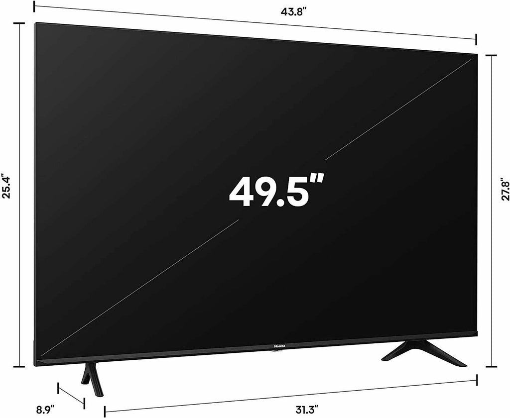 hisense 50" class quantum 4k uled android smart tv (50u6g)