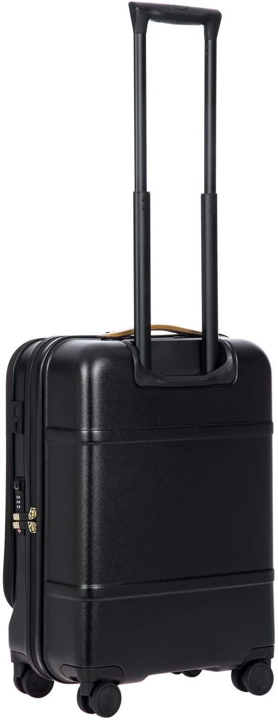 Bellagio 2.0 Spinner Trunk with Pocket - 21" Carry On Suitcase - TSA Approved Luggage - Black
