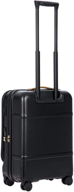Bellagio 2.0 Spinner Trunk with Pocket - 21" Carry On Suitcase - TSA Approved Luggage - Black