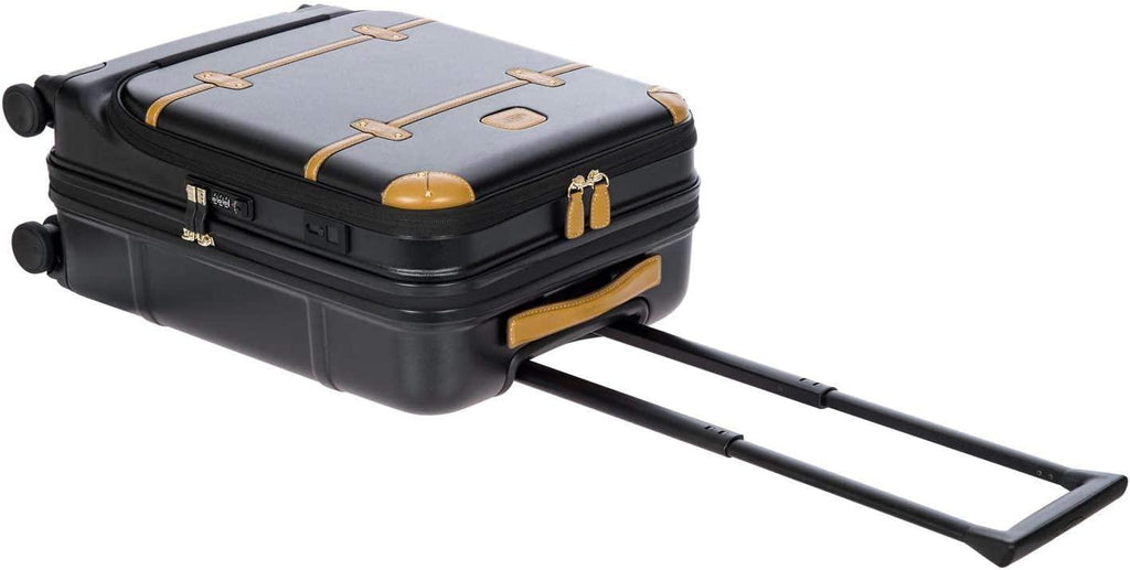 Bellagio 2.0 Spinner Trunk with Pocket - 21" Carry On Suitcase - TSA Approved Luggage - Black