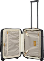 Bellagio 2.0 Spinner Trunk with Pocket - 21" Carry On Suitcase - TSA Approved Luggage - Black