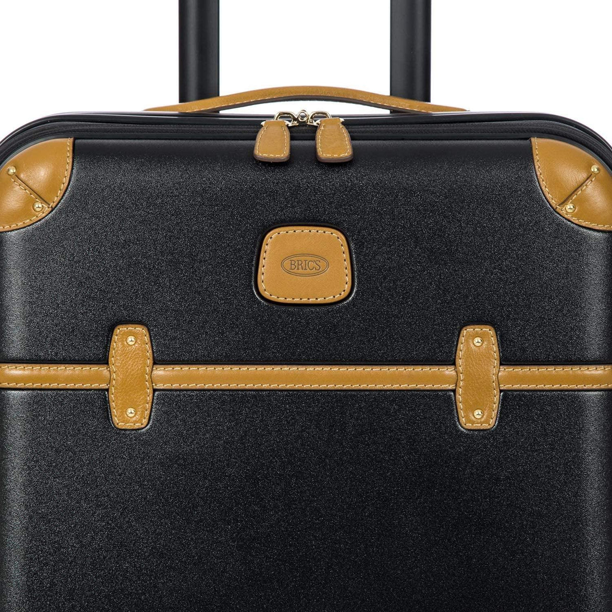 Bellagio 2.0 Spinner Trunk with Pocket - 21" Carry On Suitcase - TSA Approved Luggage - Black