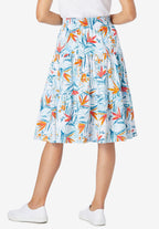 jersey knit tiered skirt