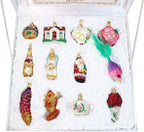 Old World Christmas Bride's Tree Glass Ornament 12 Piece Set