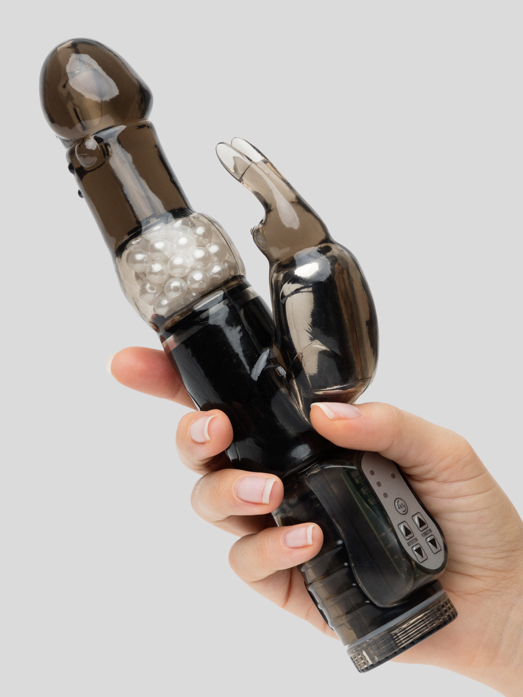 Lovehoney Jessica Rabbit 10 Function Rabbit Vibrator, Black | Black