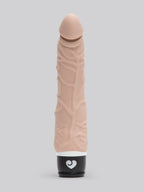 Lovehoney Silicone 7 Function Slim Realistic Dildo Vibrator 6.5 Inch, Flesh Pink