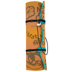 Aqua Lily Pad MM14 Maui 14 Foot Water Playground Floating Foam Island Mat with Storage Straps and Pad Protectors, Orange and