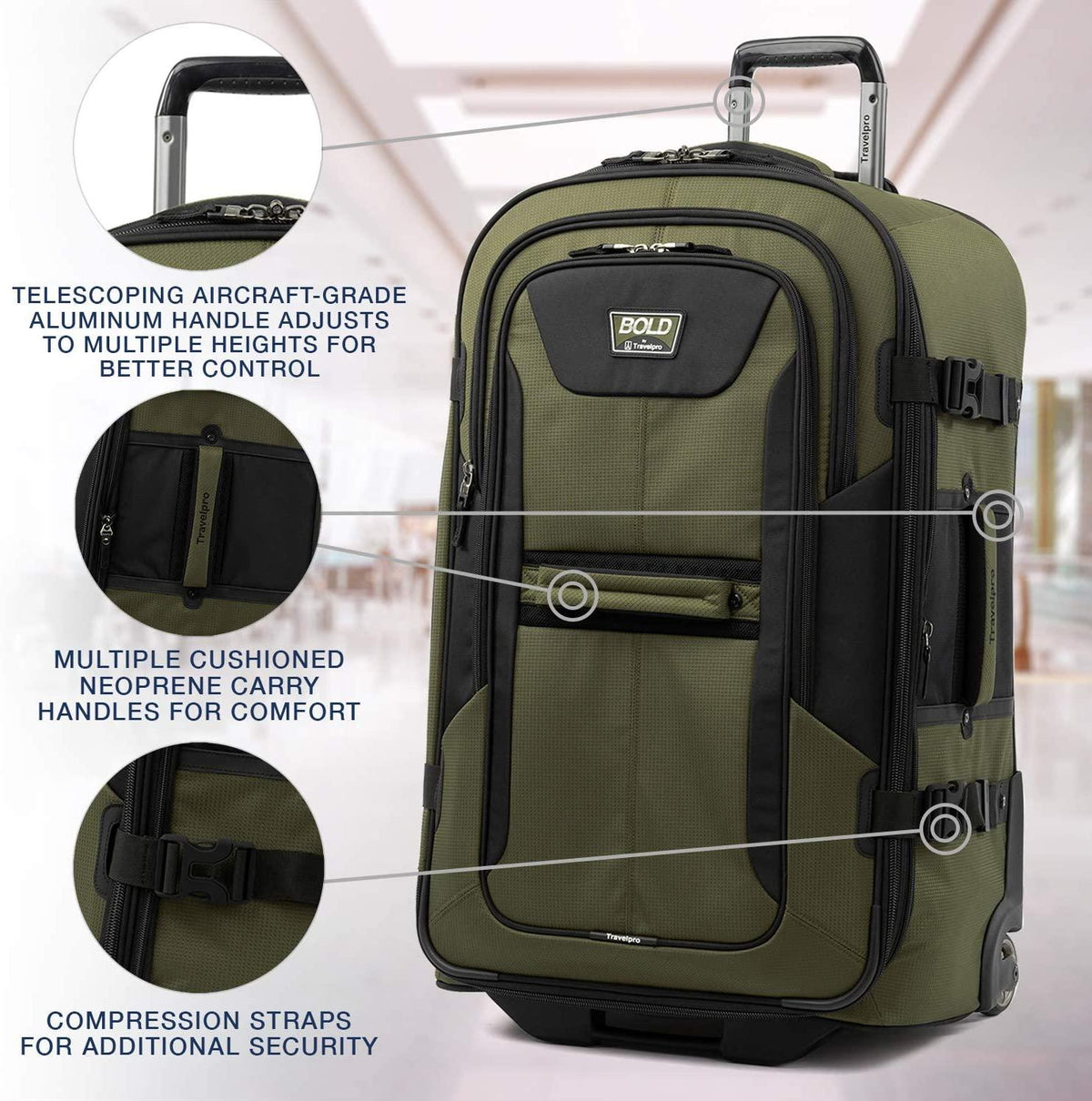 Luggage Bold 28" Expandable Rollaboard