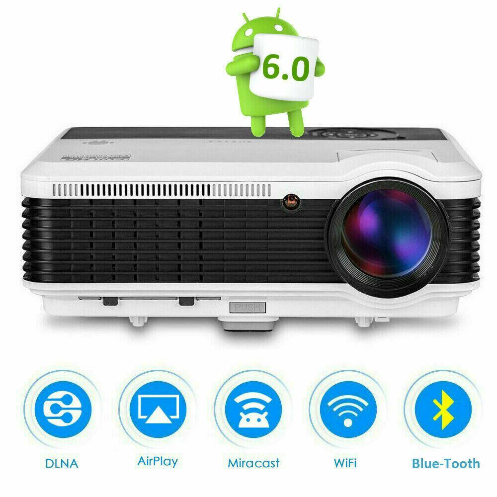 led proyector hd wifi smart projector android bt airplay for iphone hdmi usb tv