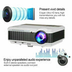 led proyector hd wifi smart projector android bt airplay for iphone hdmi usb tv