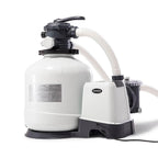 intex 3000 gph above ground pool sand filter pump w/ deluxe pool maintenance kit