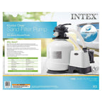 intex 3000 gph above ground pool sand filter pump w/ deluxe pool maintenance kit
