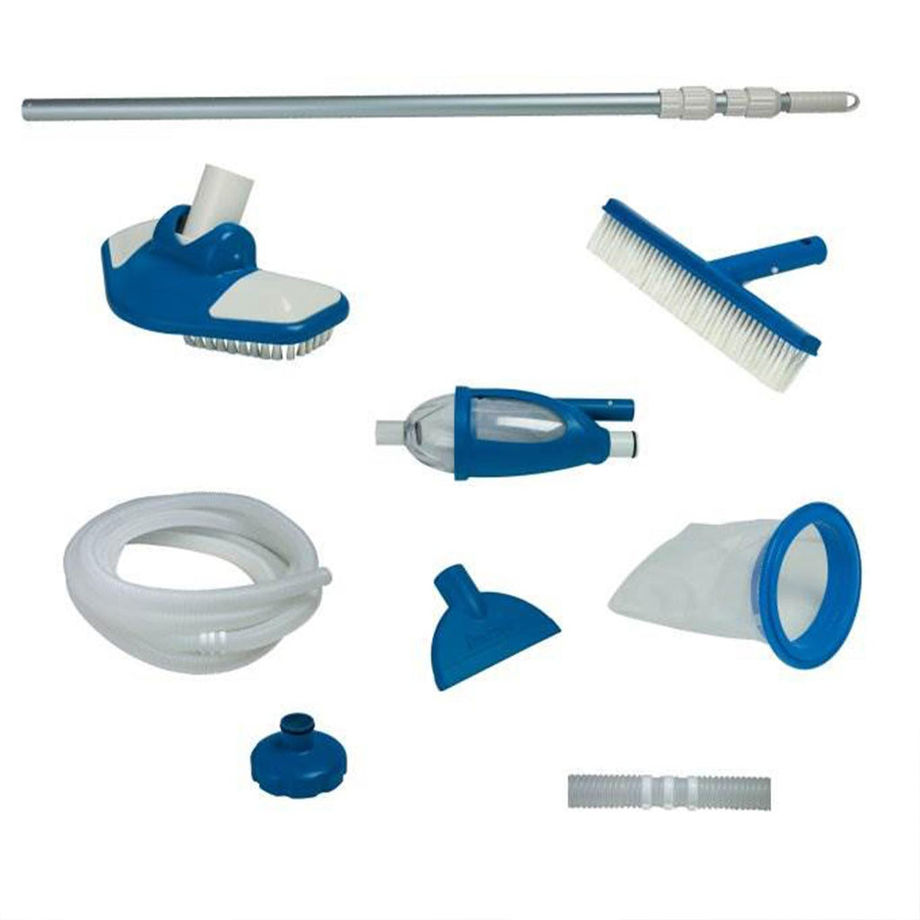 intex 3000 gph above ground pool sand filter pump w/ deluxe pool maintenance kit