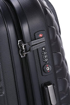 Le Maurice &amp; Co Carry On Luggage Bag - 20-Inch Hardshell Lightweight Rolling Suitcase, Parisian  Spinner Hardside Road Runner Travel with 8 Wheels TSA Lock (Mystic Black) Mystic Black