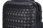 Le Maurice &amp; Co Carry On Luggage Bag - 20-Inch Hardshell Lightweight Rolling Suitcase, Parisian  Spinner Hardside Road Runner Travel with 8 Wheels TSA Lock (Mystic Black) Mystic Black