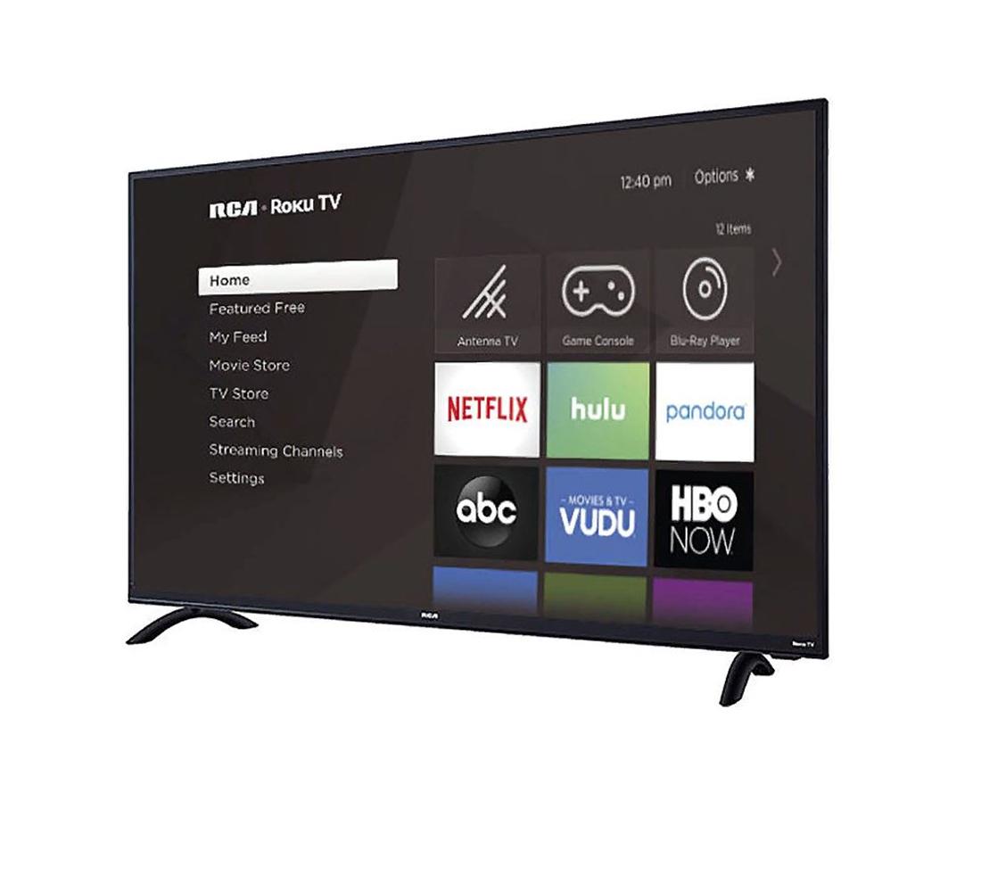 rca 50" class 4k ultra hd 2160p hdr roku smart led tv rtru5027
