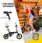 Swagtron Swagcycle EB5 Pro Plus Folding Electric Bike City eBike