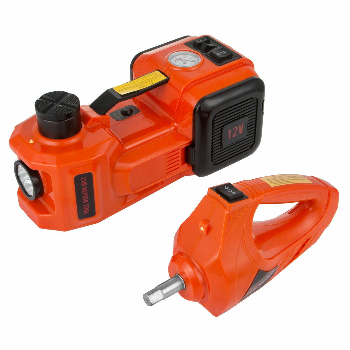 3 in 1 12V DC 3T Electric Hydraulic Floor Jack Lift Car Repair Trucks
