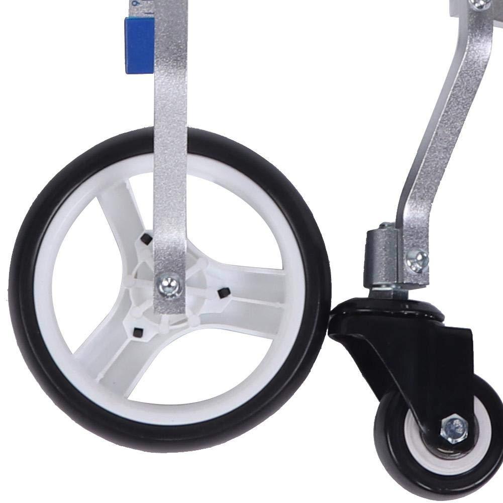 Ichiias Pet Wheelchair Portable Disabled Dog Assisted Walk for Handicapped Small Medium Dog Cat Walk Legs Rehabilitation