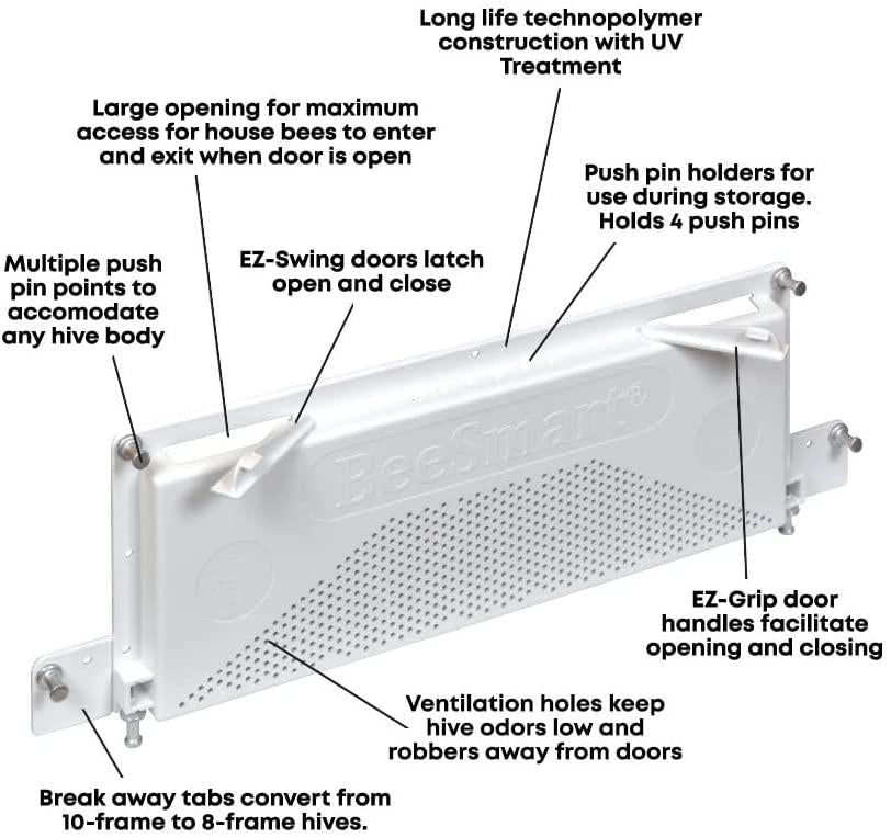 ultimate top cover/bottom board/robbing screen combo (8 or 10 frame) for beekeepers from famstand supply