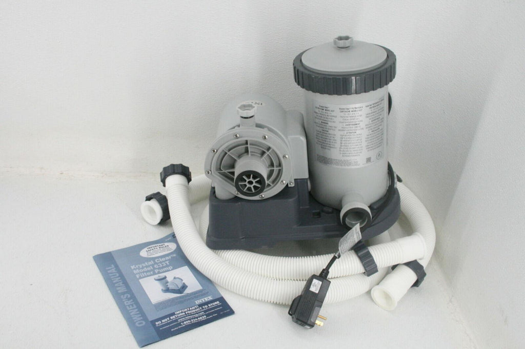 intex 28633eg c2500 krystal clear cartridge filter pump for above ground pools
