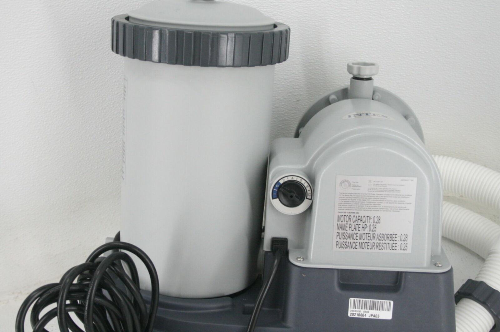 intex 28633eg c2500 krystal clear cartridge filter pump for above ground pools