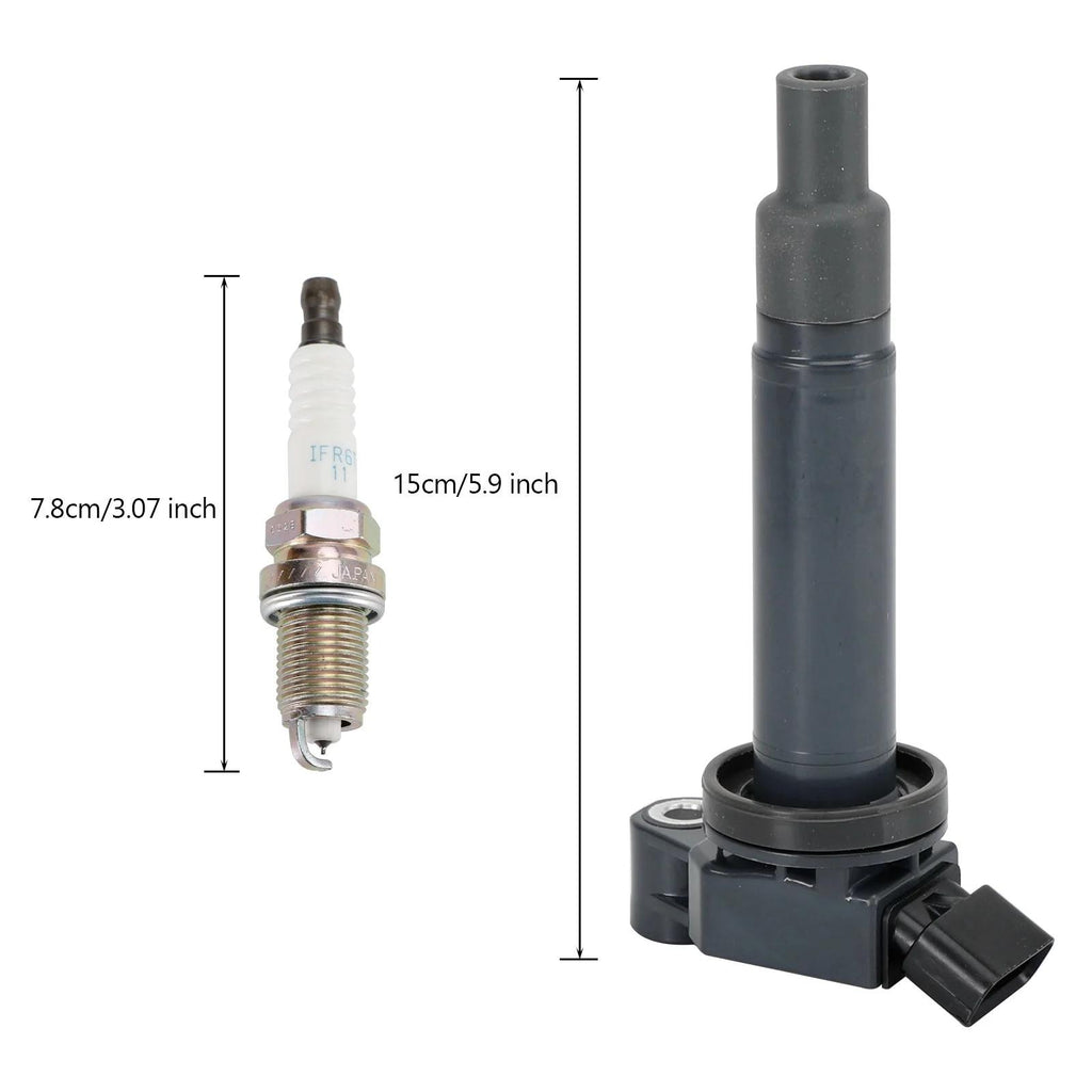 2004-2006 Lexus ES330/RX330 3.3L V6 6PCS Ignition Coil+6PCS Spark Plug 90919-02234 UF267 1788315 6731301 Generic