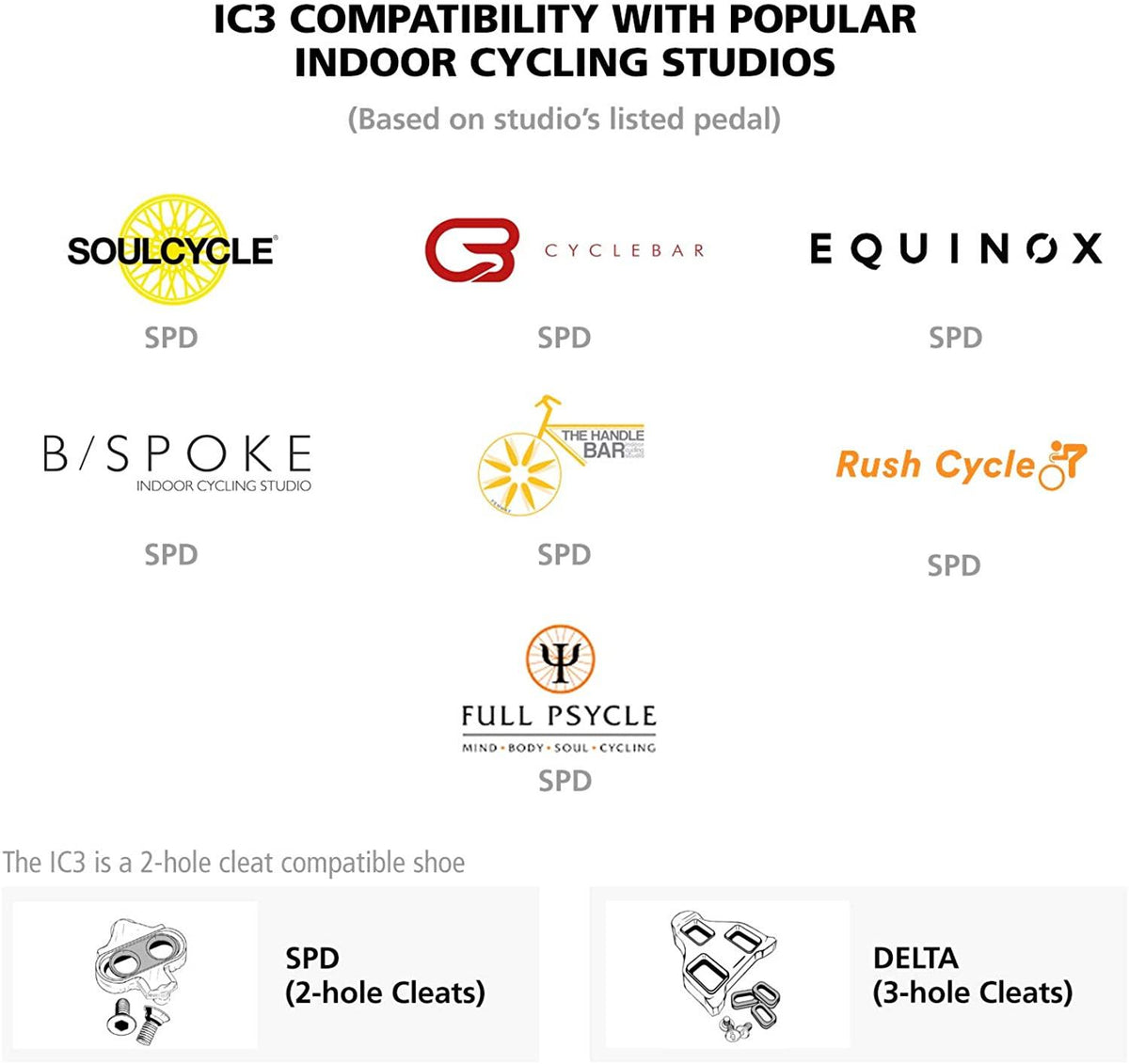 SH-IC300 Confidence Inspiring Indoor Cycling Shoe