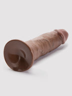 King Cock Girthy Ultra Realistic Suction Cup Dildo 8.5 Inch, Flesh Brown | Flesh Brown