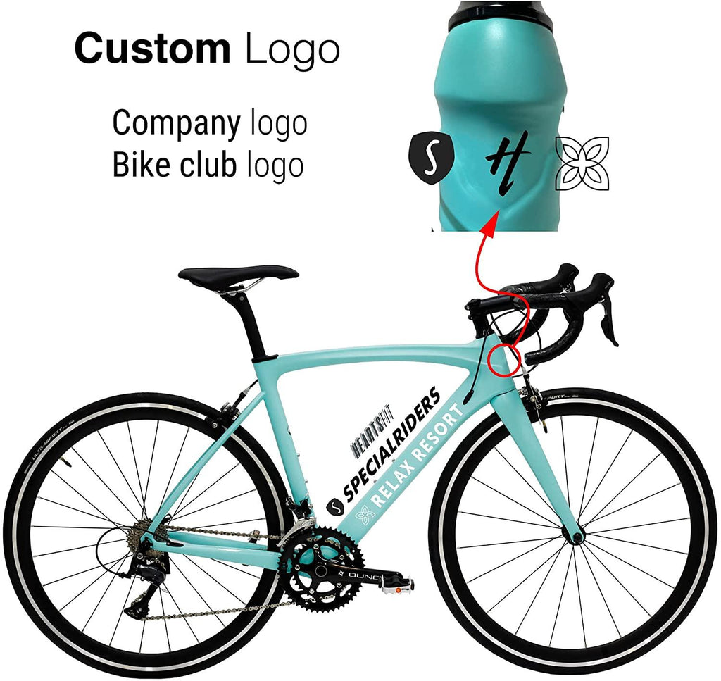 HeartsBio Carbon Road Bike Model H 18.7 lb – Custom Bike Club Logo Carbon Fiber Frame Road Bike with  SORA 18 Speeds