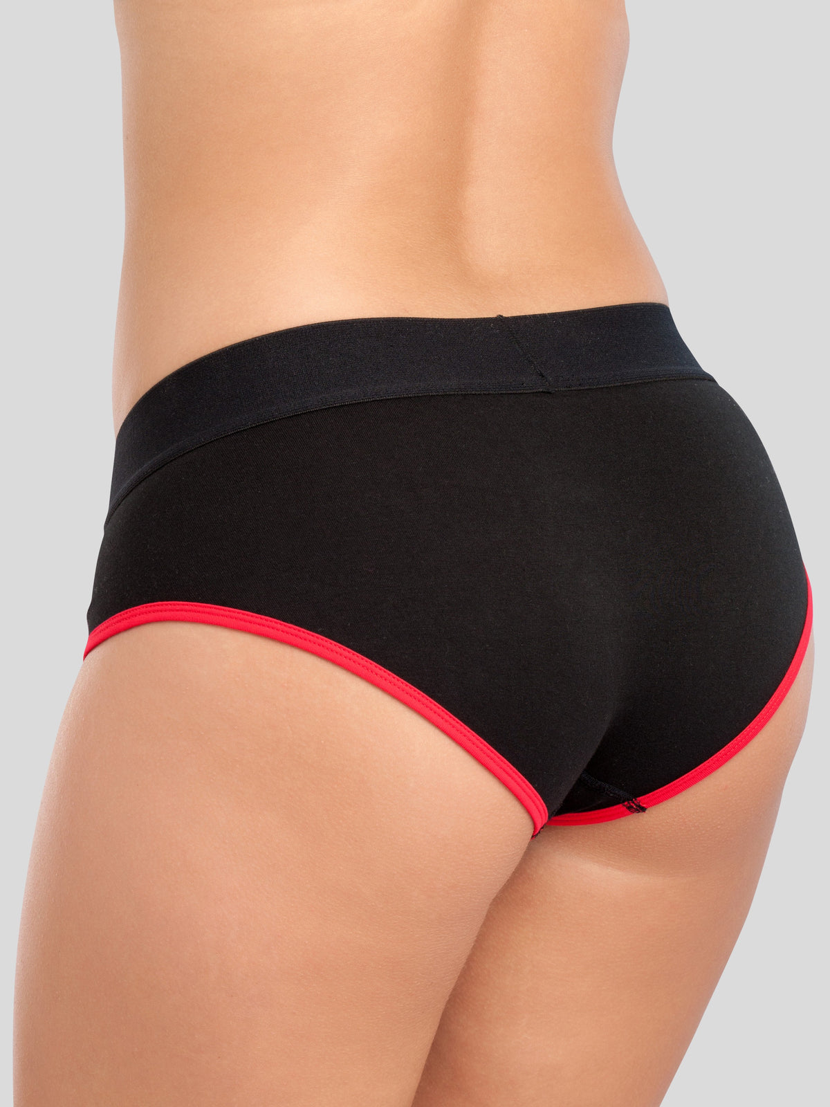 Lovehoney Unisex Strap-On Harness Briefs, Black