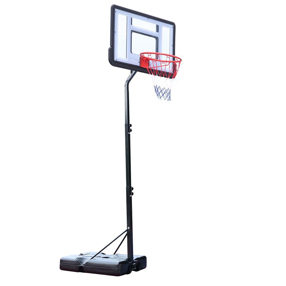 Ktaxon Portable Basketball Hoop, 6.9 Ft - 8.5 Ft Height Adjustable Basketball Goal System, with Wheels and Shatterproof Backboard, for Indoor Outdoor Backyard