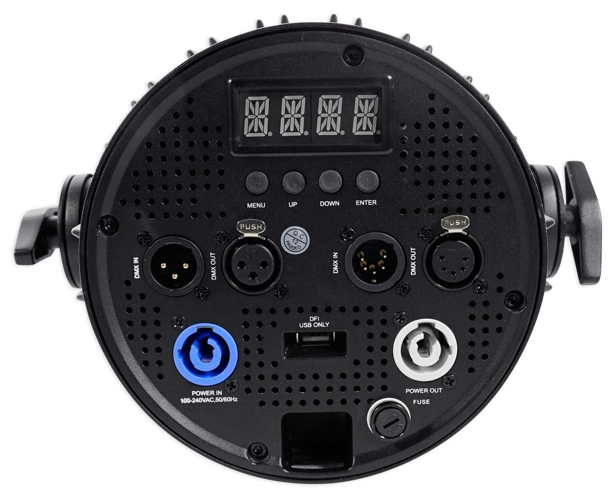 Chauvet DJ Slimpar Pro QZ12 D-Fi USB RGBA Wash Light+Controller+Fogger+DMX Cable