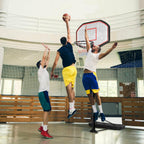 10ft 43'' Backboard In/outdoor Adjustable Height Basketball Hoop System