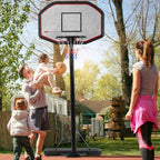 10ft 43'' Backboard In/outdoor Adjustable Height Basketball Hoop System