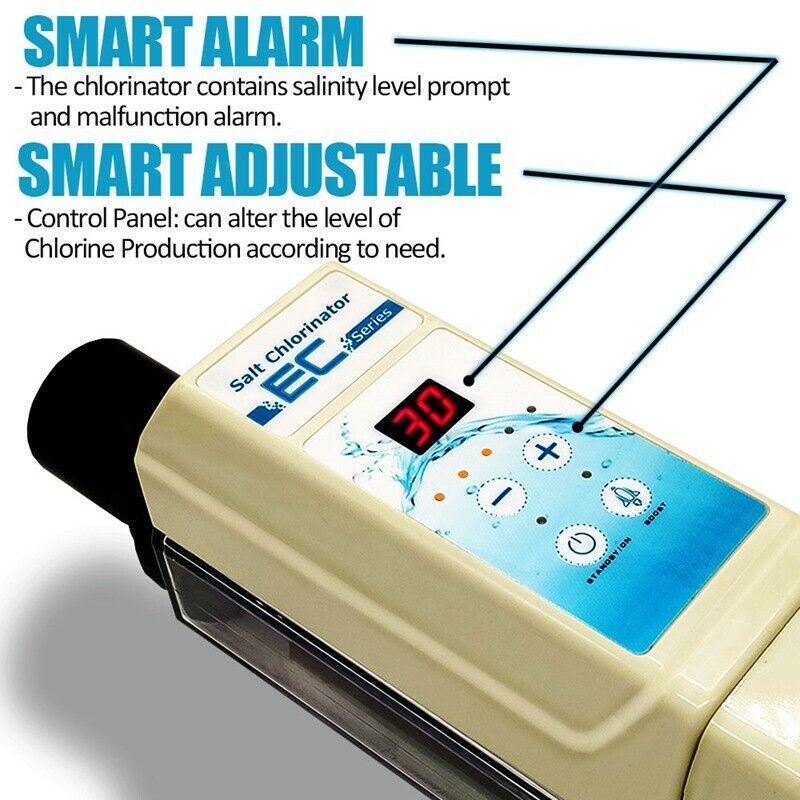 us ec20 salt water pool electronic salt chlorine generator system ≤ 26k gal