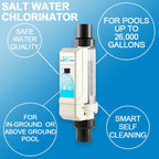 us ec20 salt water pool electronic salt chlorine generator system ≤ 26k gal