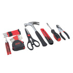 39-Piece Household Tools Kit Essential Home Repair Set with Plastic Toolbox Ideal for ColleStudents, Home Use & More
